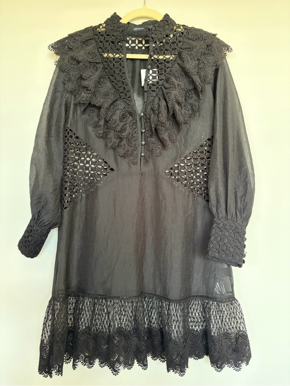 SALE! Lydia Millen × Karen Millen Broderie Detail
ruffle dress - Picture 9 of 16